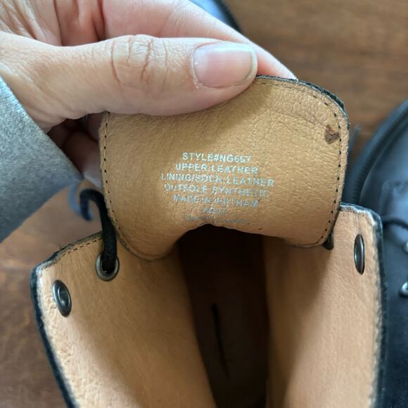 Madewell Black Lace Up Boots - Picture 5 of 10